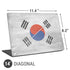 South Korean Flag Distressed Universal Laptop 14in (11.4 x 8.2in) Skin